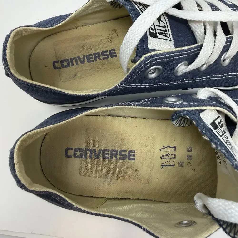 Converse Chuck Taylor Allstars Navy Women's 8.5 Low Top Sneakers - Picture 10 of 10